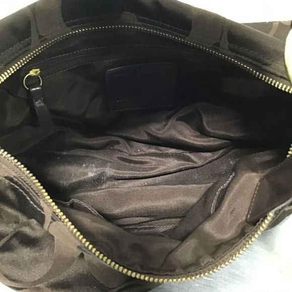 👜coach Brn Hndbg Purse Nite Clsy Desgnr Bag - Picture 3 of 4